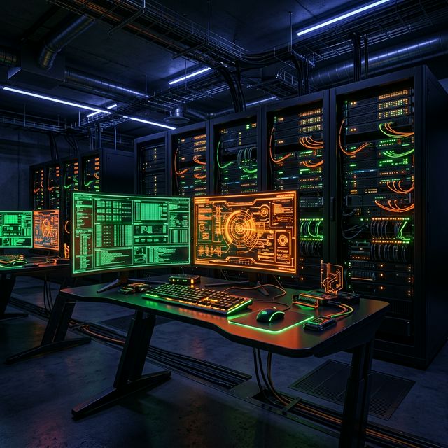Executive Control Dashboard HUD